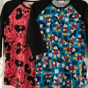 LuLaRoe Women's Tops - Black, Pink, Blue